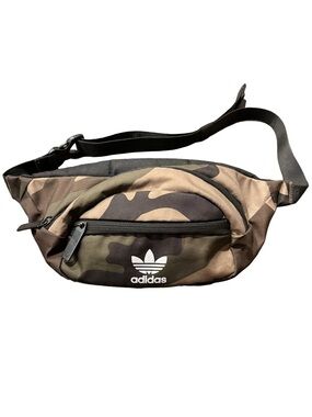 adidas Camo Waist Bag - Green/Brown/Black